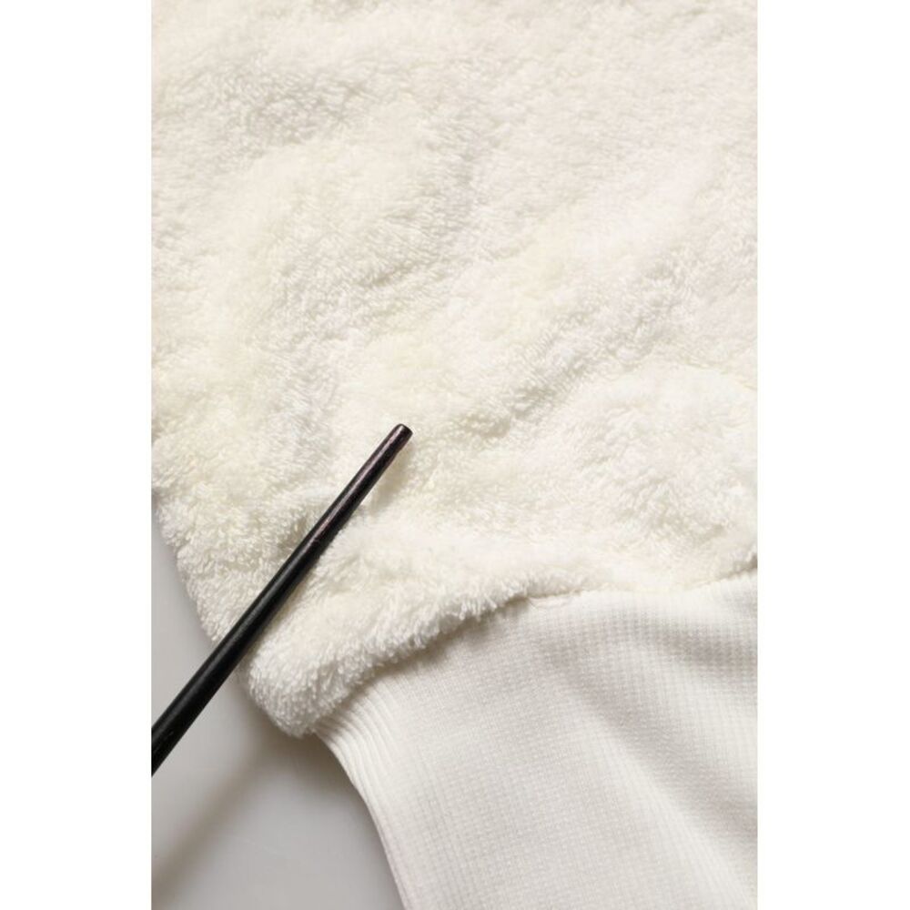 Dolce & Gabbana Off White Terry Cotton Plush Men Jogger Men's Pants